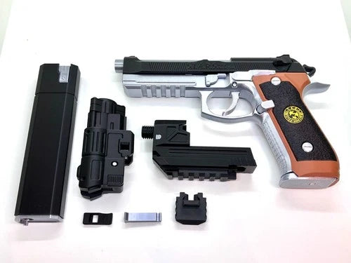 Resident Evil – Beretta 92F Samurai Edge / Wesker Moving Slide 1:1 Prop Cosplay