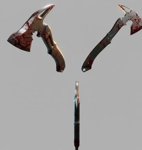 Resident Evil: Requiem – Leon S. Kennedy Tomahawk Hatchet AXE Cosplay 1:1