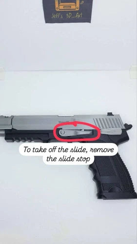 Resident Evil 4 Gun Pistol SG-09 R - Hand Gun - Moving Slide 1:1 Prop Cosplay