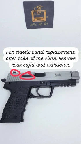 Resident Evil 4 Gun Pistol SG-09 R - Hand Gun - Moving Slide 1:1 Prop Cosplay