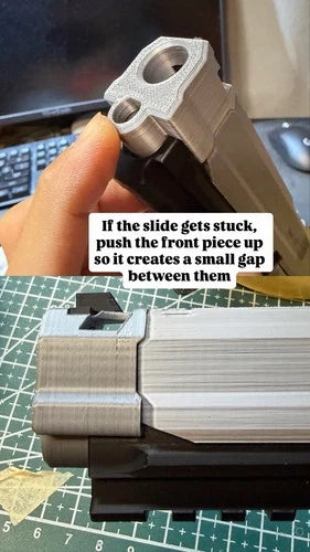 Resident Evil 4 Gun Pistol SG-09 R - Hand Gun - Moving Slide 1:1 Prop Cosplay